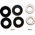 Sutong Tire Resources Hi-Run Lawn/Garden Tire Assembly 11X4.00-5 Flat-Free PU Assembly with Bushing 3/4" Kits FF1002